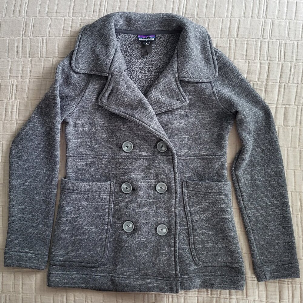 Patagonia gray Better Sweater Women's Peacoat, size small